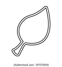 leaf plant ecology symbol vector illustration design