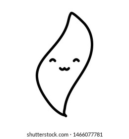 leaf plant garden kawaii character