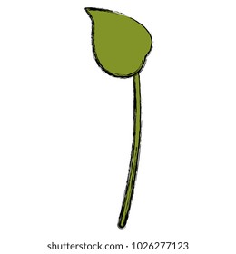 leaf plant isolated icon