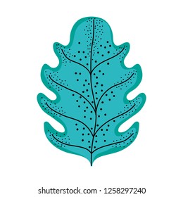leaf plant isolated icon