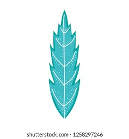 leaf plant isolated icon