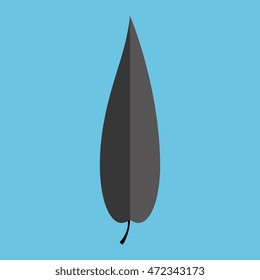 leaf plant natural sheet vector illustration design