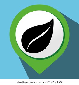 leaf plant natural sheet vector illustration design