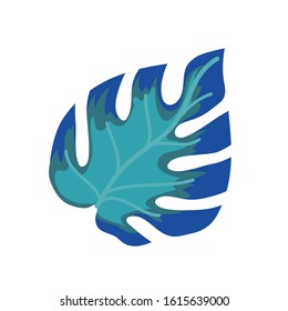 leaf plant nature isolated icon vector illustration design