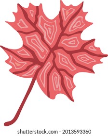 Leaf plant tree colorful drawing illustration symbol