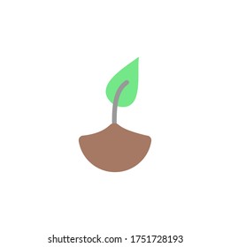 Leaf power of nature icon. Simple color vector elements of alternative medicine icons for ui and ux, website or mobile application