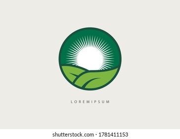 Leaf Pure Natural logo design inspiration