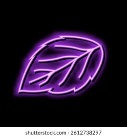 leaf raspberry green neon light sign vector. leaf raspberry green illustration