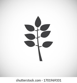 Bleibe verwandtes Symbol auf dem Hintergrund für Grafik und Web-Design. Symbol für kreatives Illustrationskonzept für Web- oder mobile App.