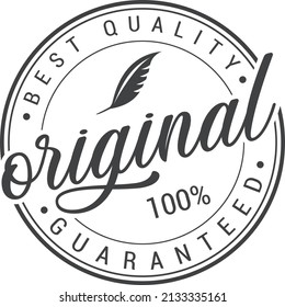 Leaf retro vintage logo. Simple retro  logo design
