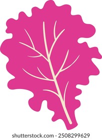 Leaf Salad Greens Vector Illustration