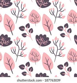 Leaf seamless background