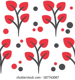 Leaf seamless background