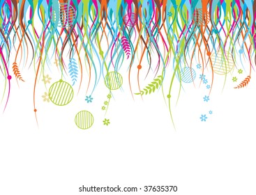 Leaf seamless background for your design