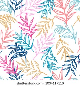 leaf seamless pattern