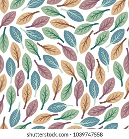 Leaf seamless pattern