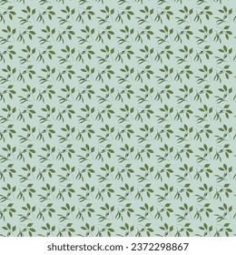 leaf Seamless Pattern Design with background