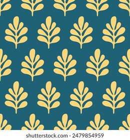 leaf seamless pattern design for background, wallpaper, textile design, fabric,  card , wrapping paper , batik, blanket, carpet, notebook, diary cover, tile pattern and etc.
