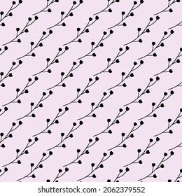 leaf Seamless Pattern Design . Vector Illustration.