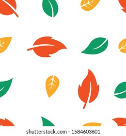Leaf seamless pattern for fabric or dress usage.