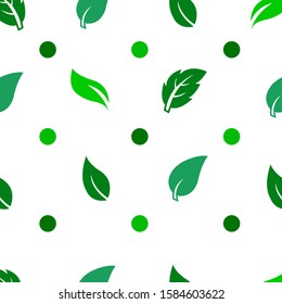 Leaf seamless pattern for fabric or dress usage.
