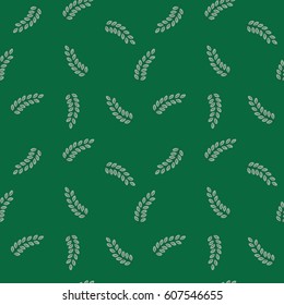 Leaf seamless pattern. Fashion graphic background design. Modern stylish abstract texture. Colorful template for prints, textiles, wrapping, wallpaper, website. Design element. Vector illustration