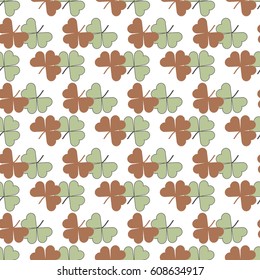Leaf seamless pattern. Fashion graphic background design. Modern stylish abstract texture. Colorful template for prints, textiles, wrapping, wallpaper, website. Design element. Vector illustration