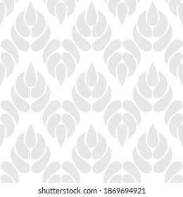 Patrón sin hoja. Ornamento gráfico. Marco floral y elegante. Textura repetitiva con hojas. Ilustración vectorial de color sólido.