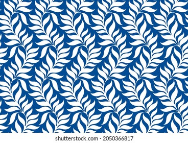 leaf seamless pattern, picture art and abstract background.