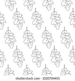 leaf seamless vector pattern
