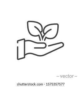 Leaf shoots with environmental protection signatures