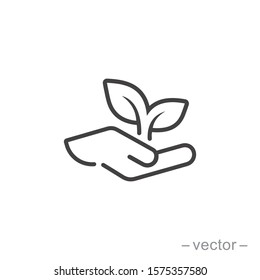 Leaf shoots with environmental protection signatures
