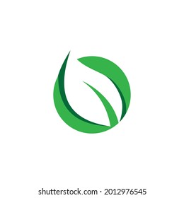 Leaf and Shutter Lens Aperture for Nature Photographer logo design inspiration