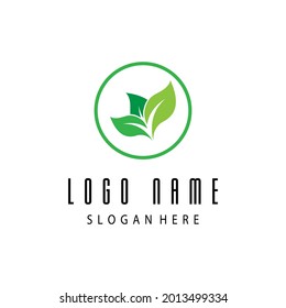 Leaf and Shutter Lens Aperture for Nature Photographer logo design inspiration