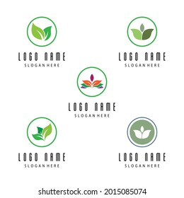 Leaf and Shutter Lens Aperture for Nature Photographer logo design inspiration