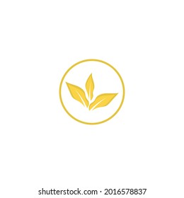 Leaf and Shutter Lens Aperture for Nature Photographer logo design inspiration