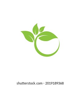 Leaf and Shutter Lens Aperture for Nature Photographer logo design inspiration