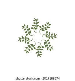 Leaf and Shutter Lens Aperture for Nature Photographer logo design inspiration