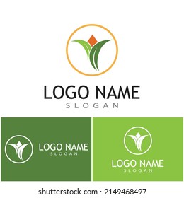 Leaf and Shutter Lens Aperture for Nature Photographer logo design inspiration