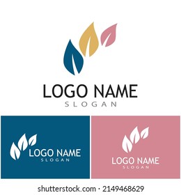 Leaf and Shutter Lens Aperture for Nature Photographer logo design inspiration