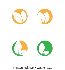 Leaf and Shutter Lens Aperture for Nature Photographer logo design inspiration