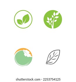 Leaf and Shutter Lens Aperture for Nature Photographer logo design inspiration