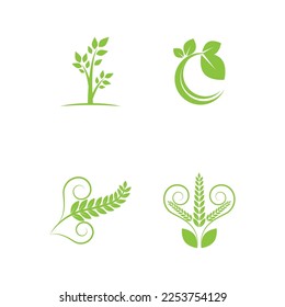 Leaf and Shutter Lens Aperture for Nature Photographer logo design inspiration