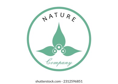 Leaf and Shutter Lens Aperture for Nature Photographer logo design inspiration