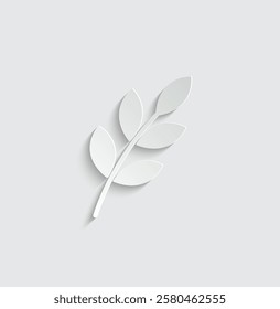 Leaf sign  eco vector icon take care nature