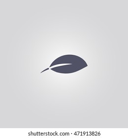 Leaf sign. icon design