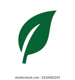 Blattzeichen Symbol Vektor Glyphe Farbsymbol