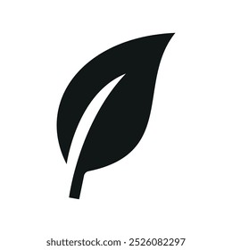 leaf sign symbol vector glyph color icon