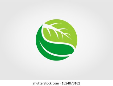 leaf silhouette icon design vector