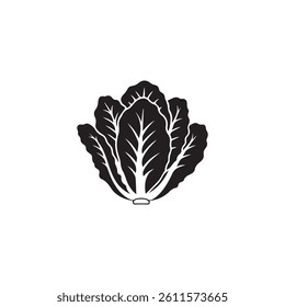  leaf silhouette vector lettuce design 